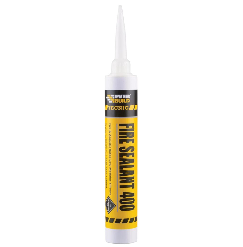 Everbuild Tecnic Fire Sealant 400 Silicone 380ml