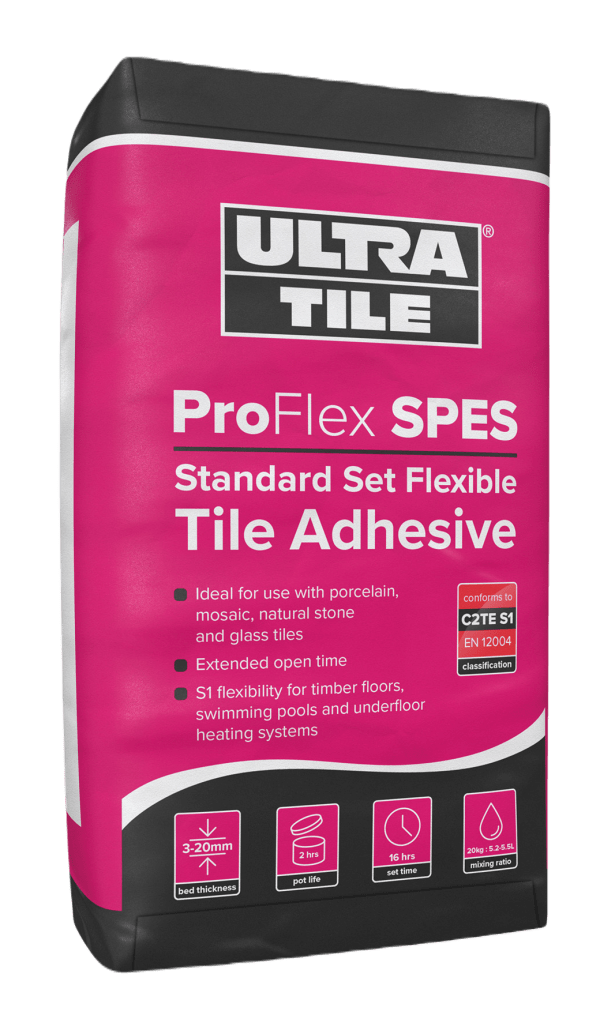UltraTile Ultra Tile Pro Flex SPES Standard Set Flexible Tile Adhesive