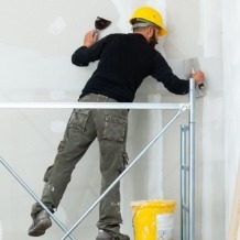 Worker Plastering Gypsum Board Wall 2021 08 26 18 36 57 Utc
