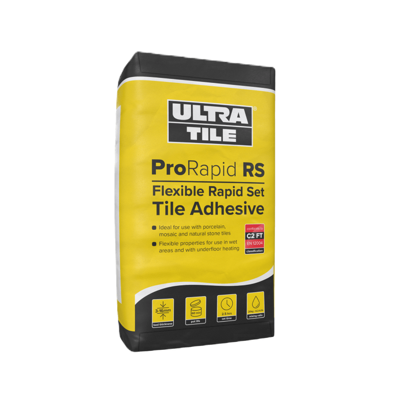 UltraTile ProRapid RS - Flexible Rapid Set Tile Adhesive 20kg