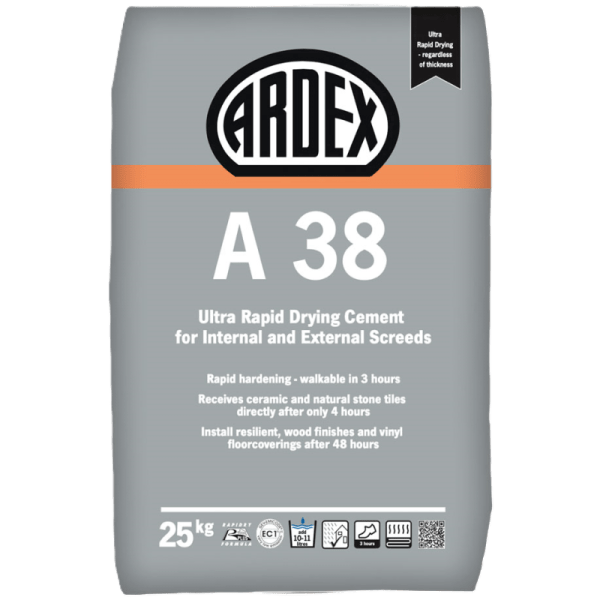 Ardex A 38 Ultra Rapid Drying Cement