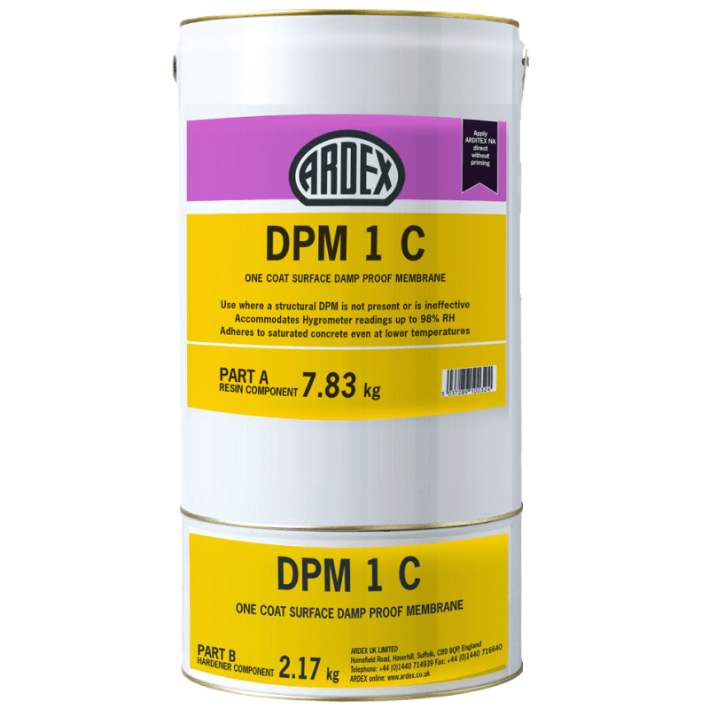 Ardex DPM 1 C One Coat Surface Damp Proof Membrane