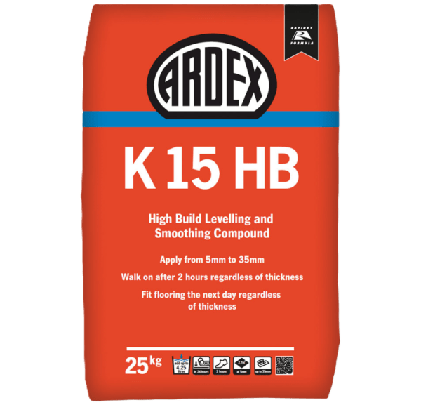 Ardex K 15 Hb High Build Levelling And Smoothing Compound