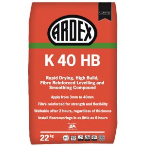 Ardex K 40 Hb Fibre Reinforced High Build Levelling & Smoothing Compound