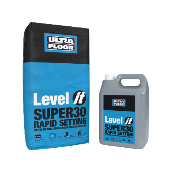 UltraFloor Level IT Super 30 Rapid Drying Smoothing Underlayment