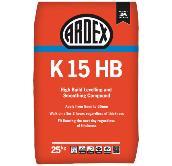 Ardex K 15 Hb High Build Levelling And Smoothing Compound