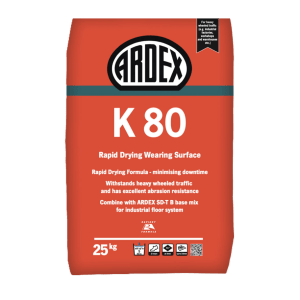 Ardex K 80 Topping Rapid Drying Wearing Surface