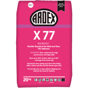 Ardex X 77 Microtec Fibre Reinforced Flexible Standard Set Adhesive S1