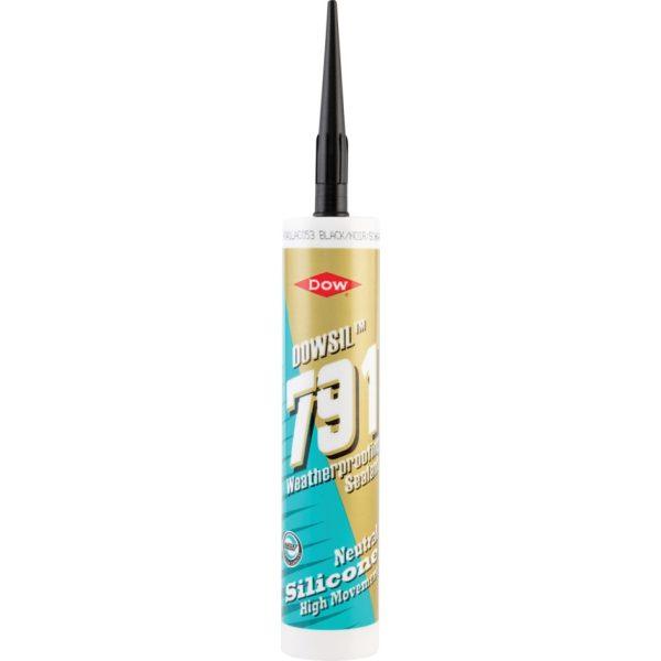 Dow Dowsil 791 Weatherproofing Sealant 310ml Black