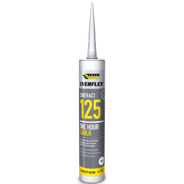 Everbuild Everflex 125 One Hour Caulk 300ml