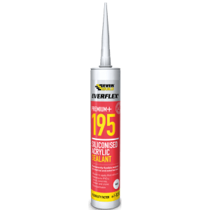 Everbuild Everflex 195 Siliconised Acrylic Sealant 300ml