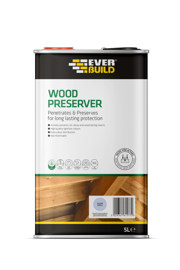 Everbuild Wood Preserver 5 Litre