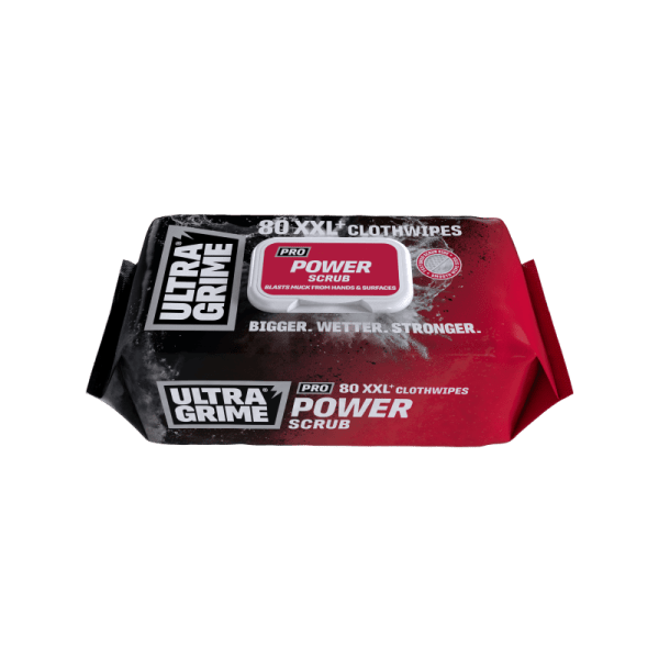 Ultragrime Pro Power Scrub Xxl Wipes